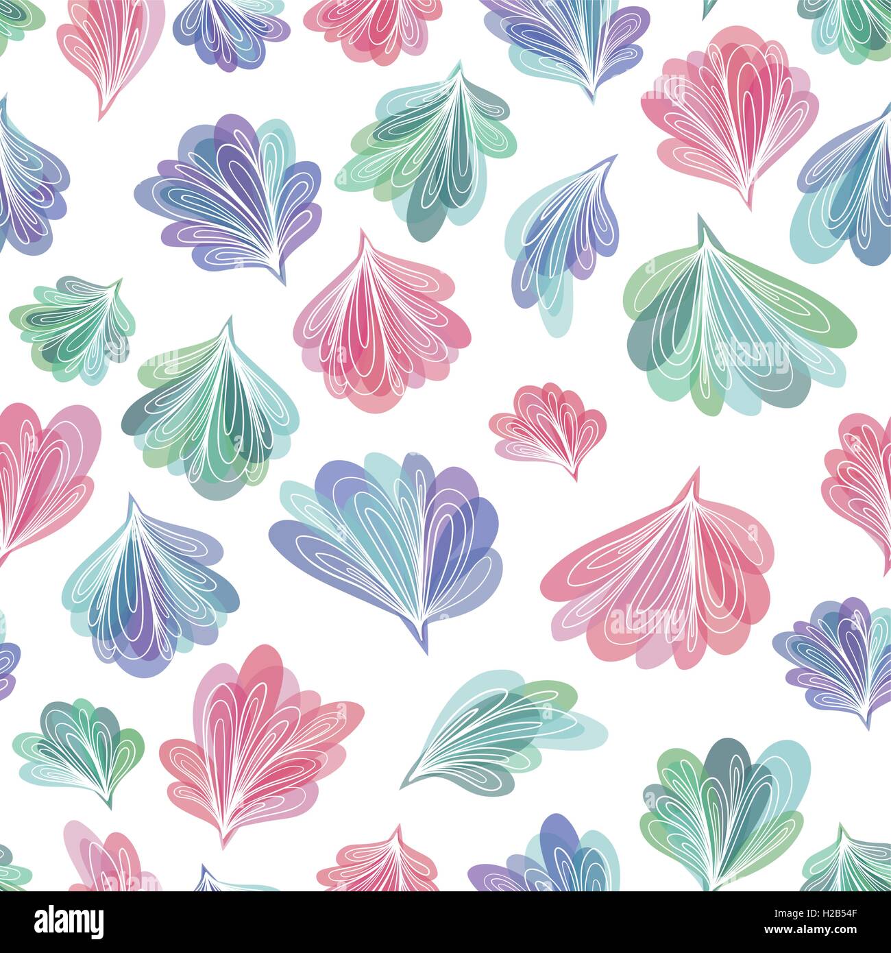 Abstract freschi seamless texture con disegna forme di linea per la carta da parati, tessile, della carta da imballaggio design Illustrazione Vettoriale