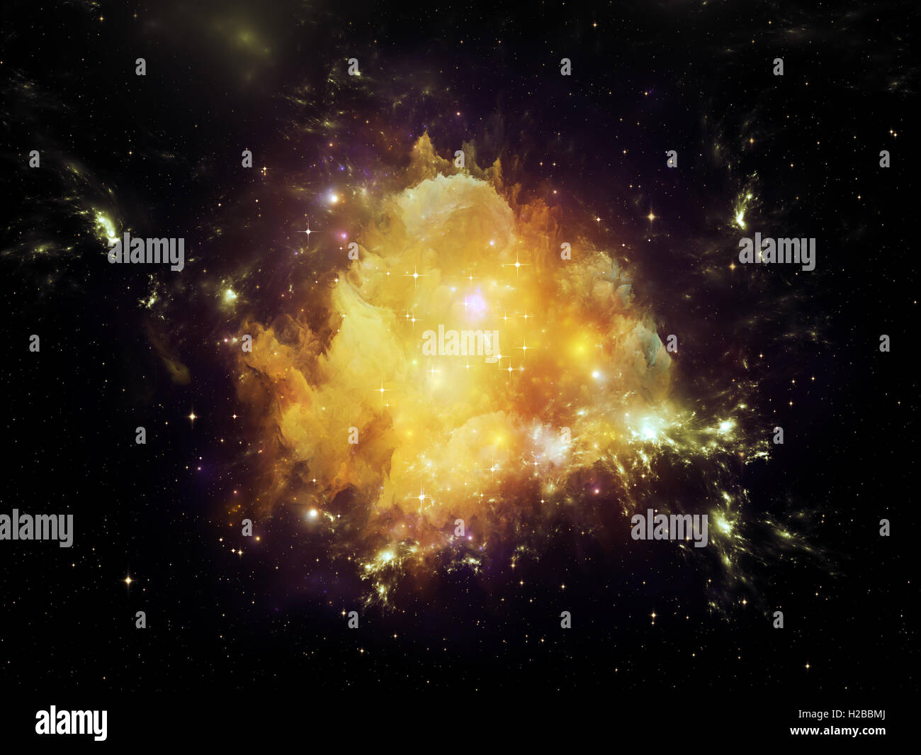 Nebula illusioni Foto Stock