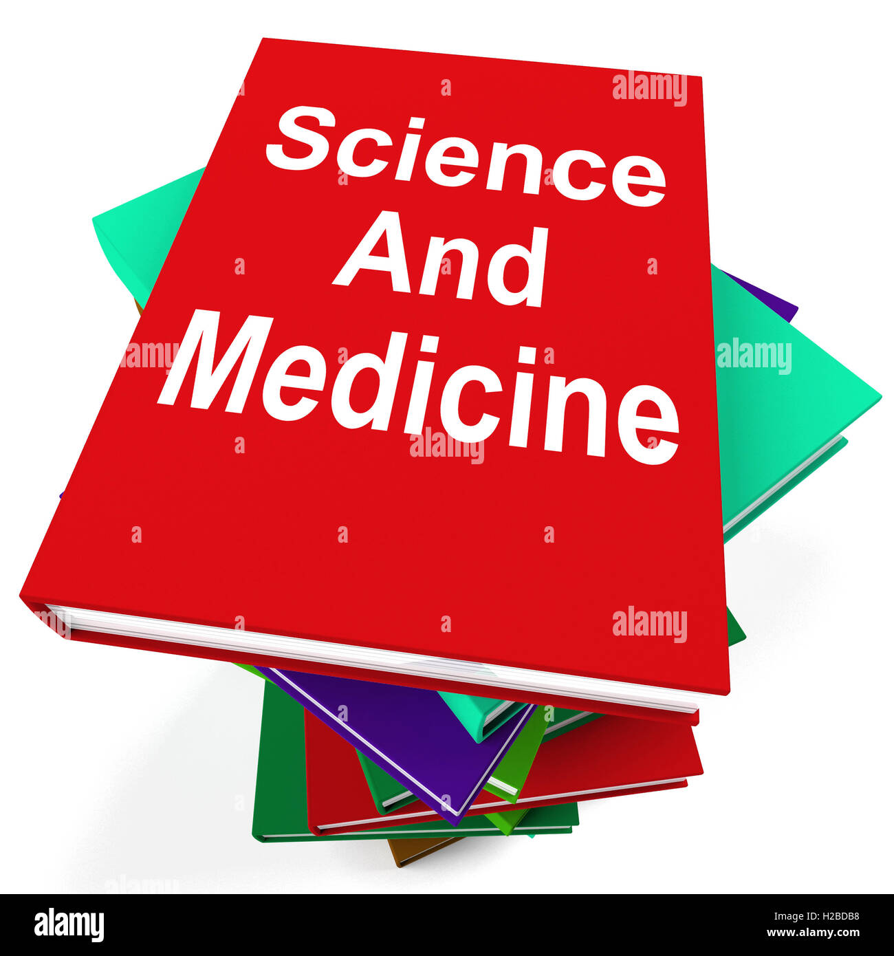 Scienza e Medicina Prenota pila mostra la ricerca medica Foto Stock