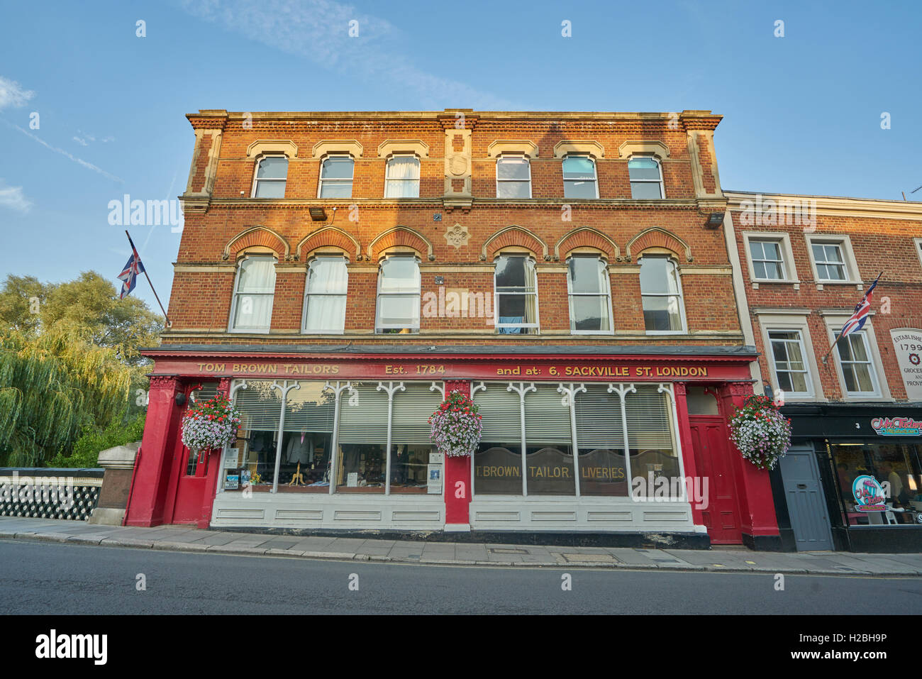 Scuola Outfitter, Eton. Uniformi scolastiche shop Foto Stock