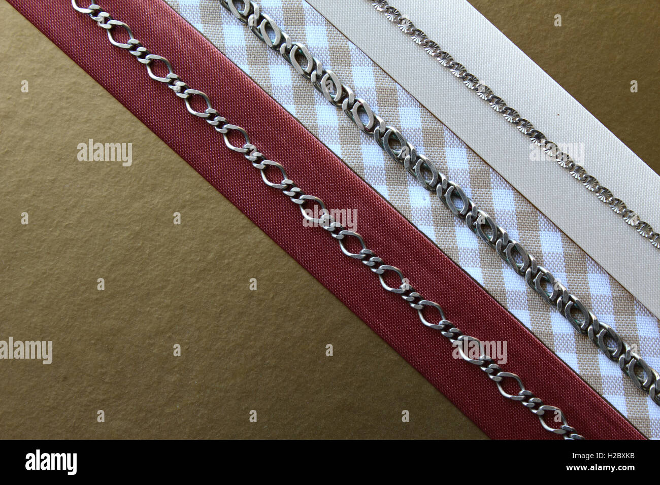 Gioielli di uso quotidiano Foto Stock