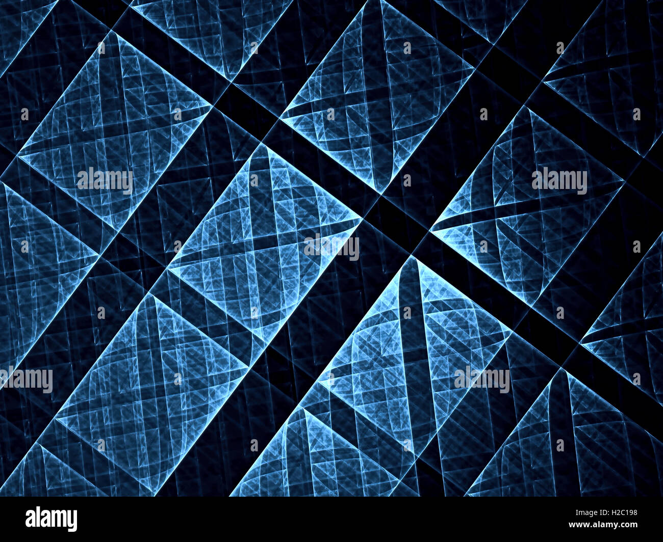 Abstract della tecnologia digitale a griglia immagine generata Foto Stock