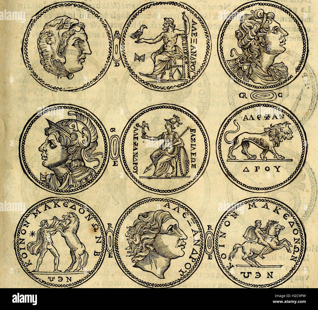 Dialoghi di don Antonio Agostini archivescovo di Taracona, intorno alle medaglie, inscrittioni e altre antichità (1625) (1 Foto Stock