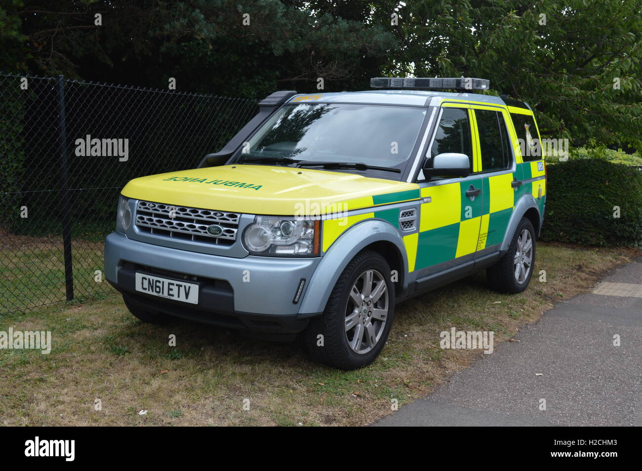 South Western Ambulance Service Land Rover Discovery ambulanza pericolosi la risposta del team di veicolo Foto Stock