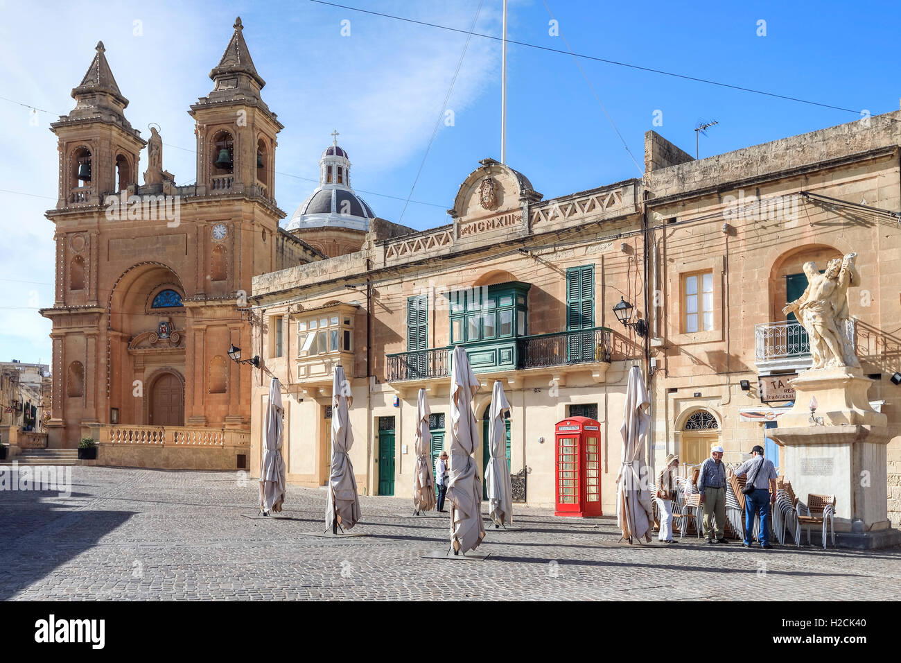 Marsaxlokk, villaggio di pescatori, Malta Foto Stock