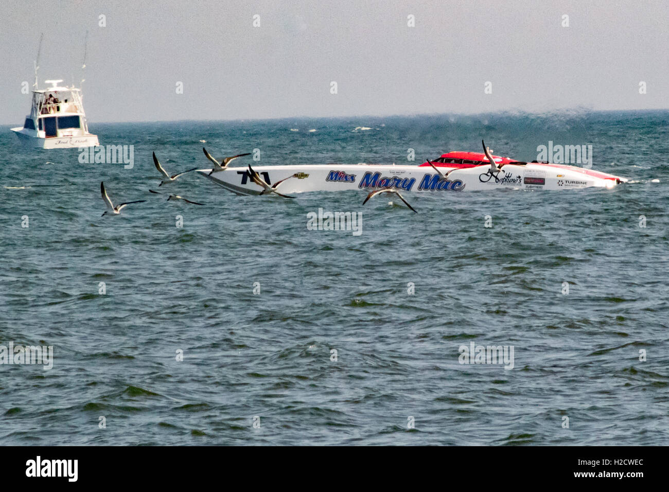 Offshore Powerboat gare Ocean City Maryland Foto Stock