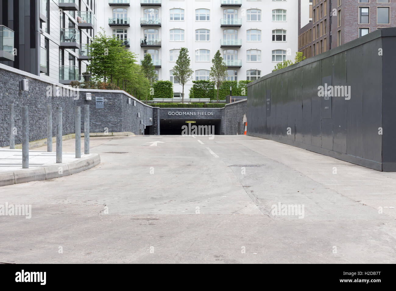 Berkeley case, campi Goodmans, la costruzione dell'edificio sito a Aldgate, Londra Foto Stock