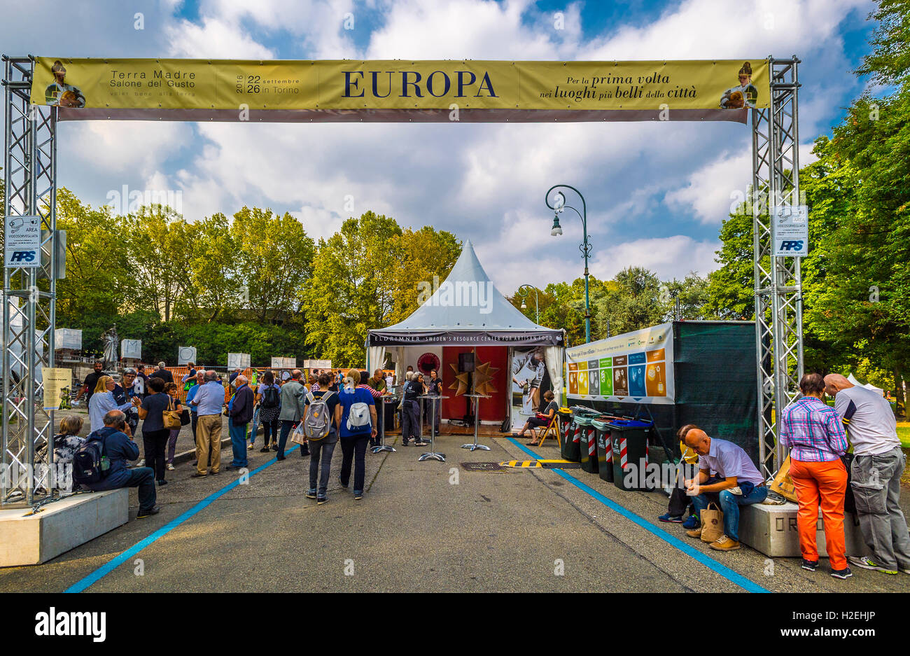 Italia Piemonte Torino ' Terra Madre - Salone del Gusto 2016 ' Foto Stock