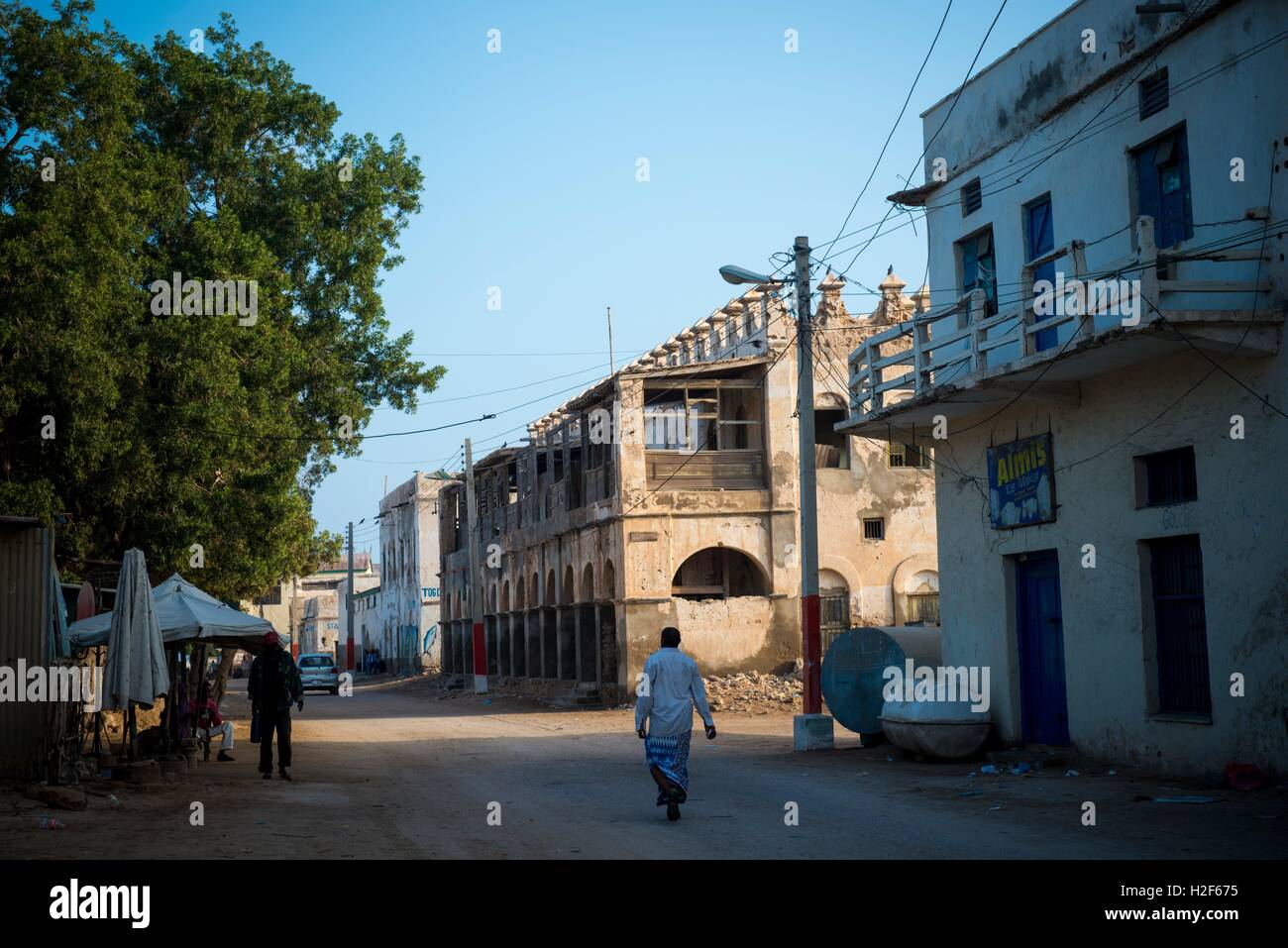 Berbera è una città costiera nel nord della Somalia, l'auto-dichiarato membro repubblica del Somaliland. (Foto da aprile 2014) | utilizzo in tutto il mondo Foto Stock