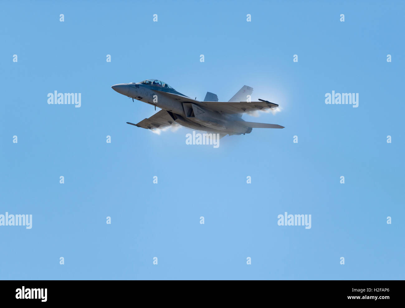 USN F/A-18 Super Hornet militari jet da combattimento. Foto Stock