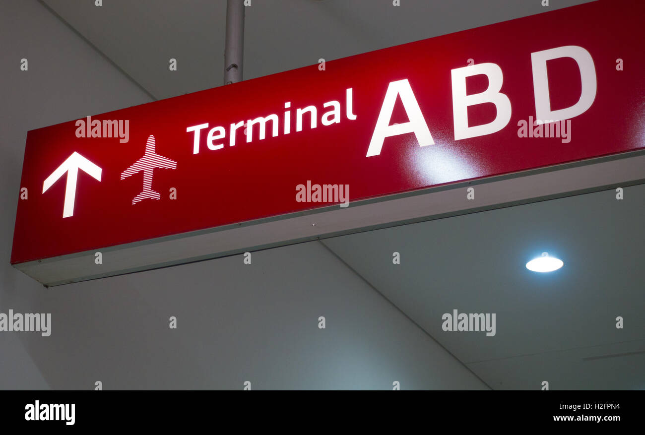 Terminal Signo Simbolo del terminale segno immagini e fotografie stock ad alta ...