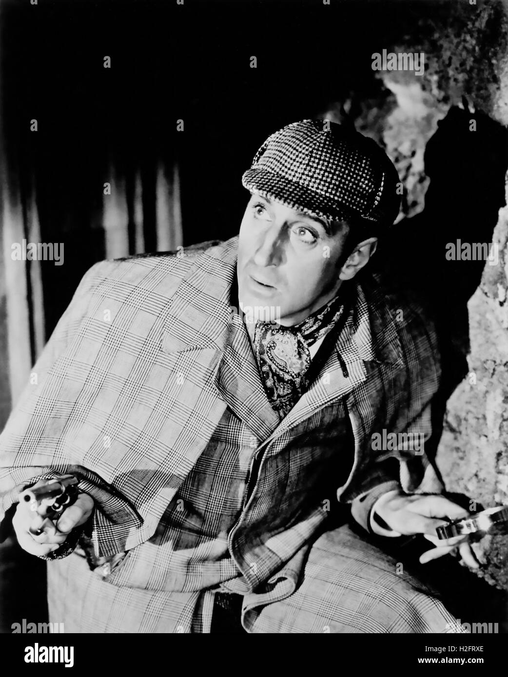 Le avventure di Sherlock Holmes 1939 Twentieth Century Fox Film con basilico Rathbone Foto Stock
