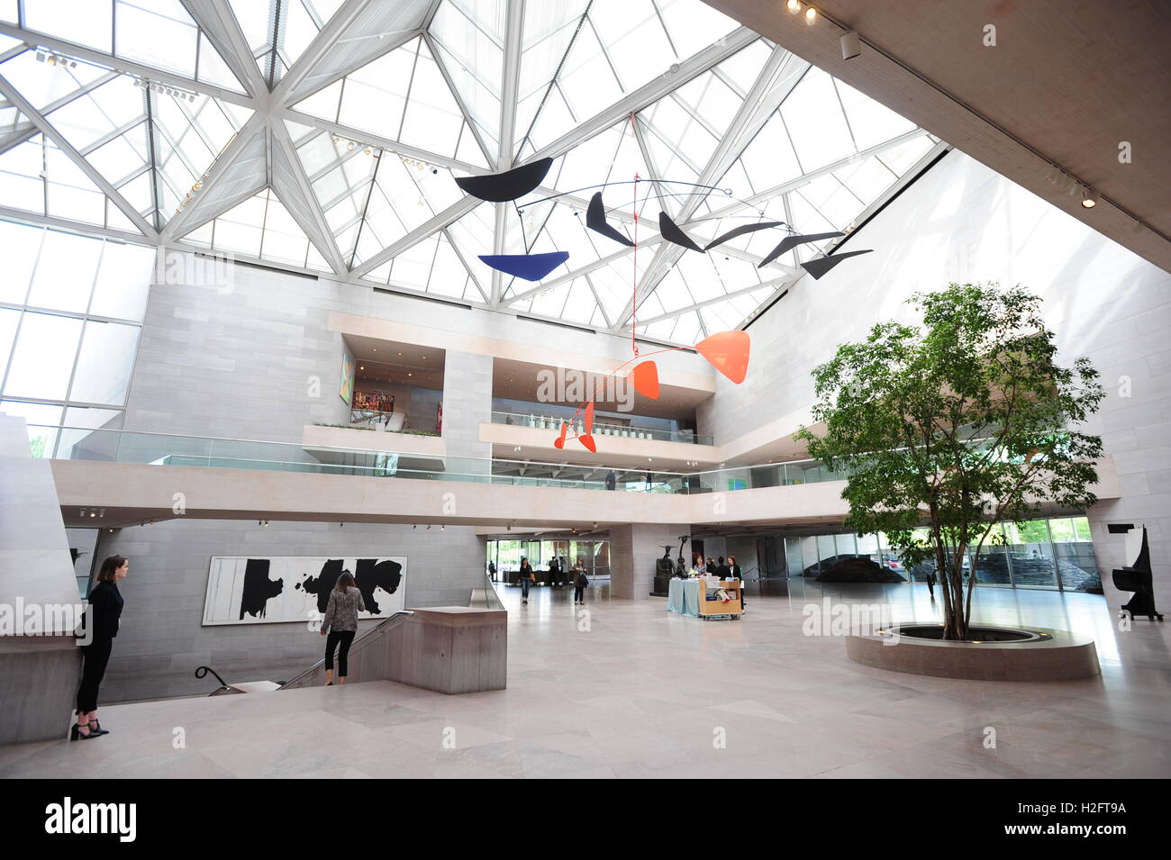 Stati Uniti Washington D.C. Galleria Nazionale di Arte est dell'edificio recentemente riaperto Foto Stock