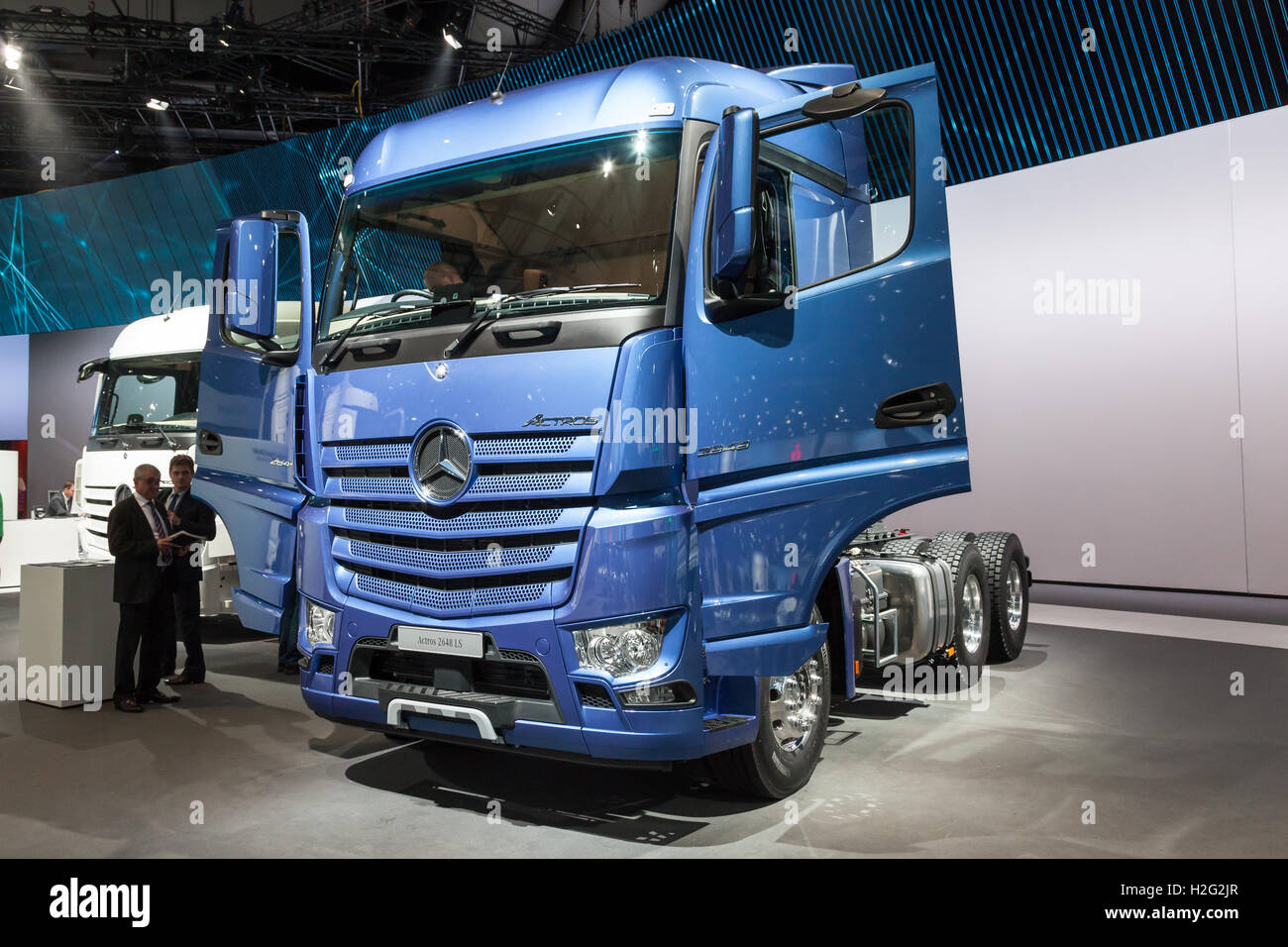 Mercedes Benz Actros 2648] semirimorchio LS carrello Foto Stock