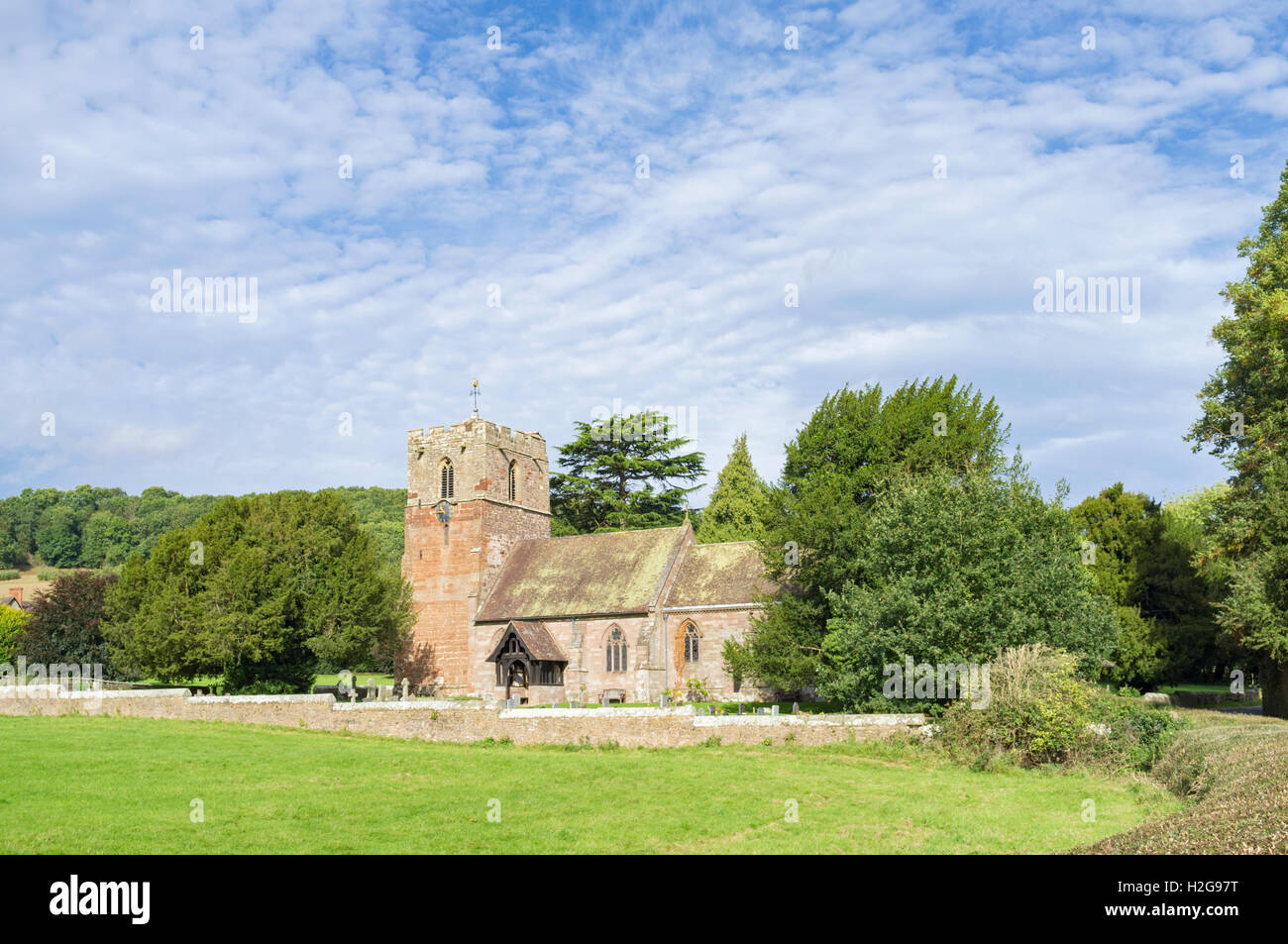 La Chiesa di San Giovanni Battista, Eastnor, Hefordshire, England, Regno Unito Foto Stock
