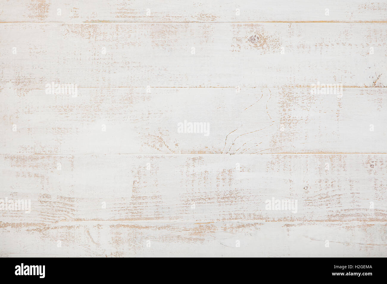 Bianco sullo sfondo di legno con elevata risoluzione spaziale di Copia vista superiore Foto Stock