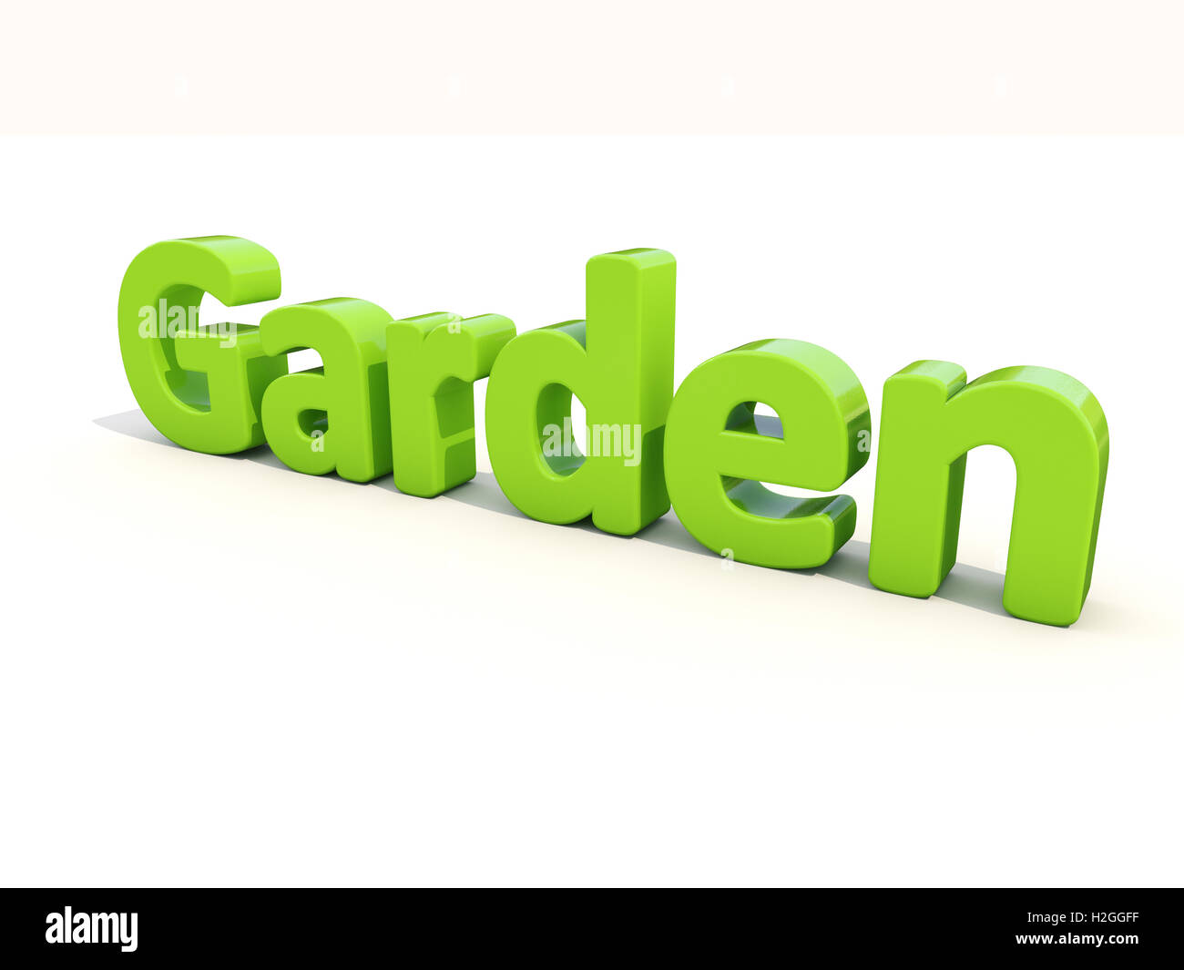 giardino di parola 3D Foto Stock