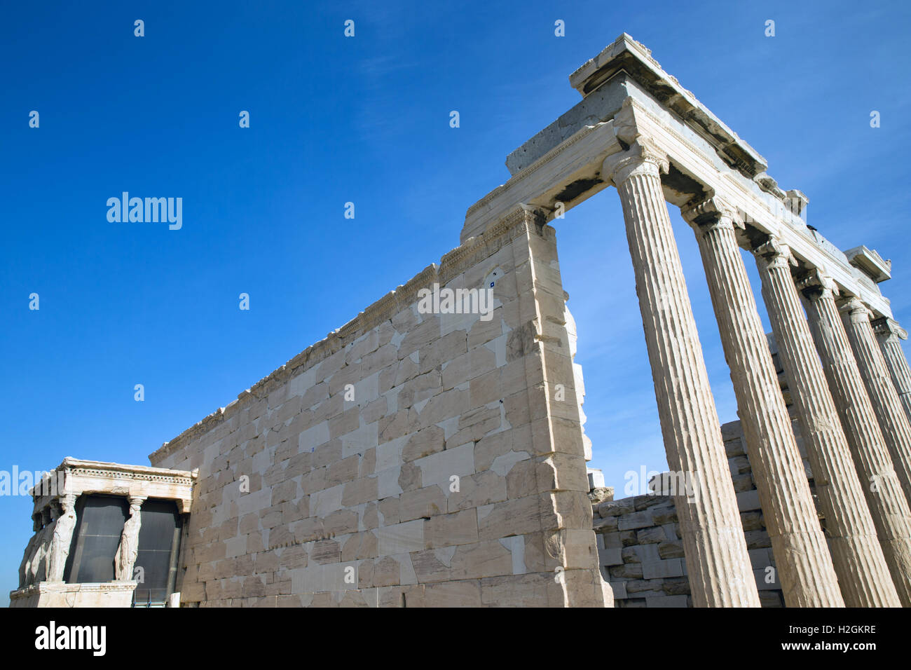Partenone dell'Acropoli di Atene Foto Stock
