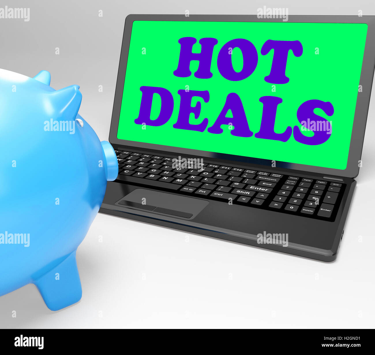 Hot Deals mezzi Laptop Best Buys e prezzo ridotto Foto Stock