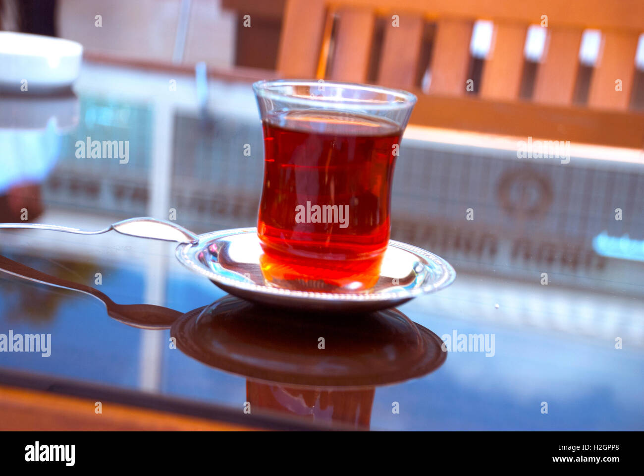 Tè turco. Foto Stock