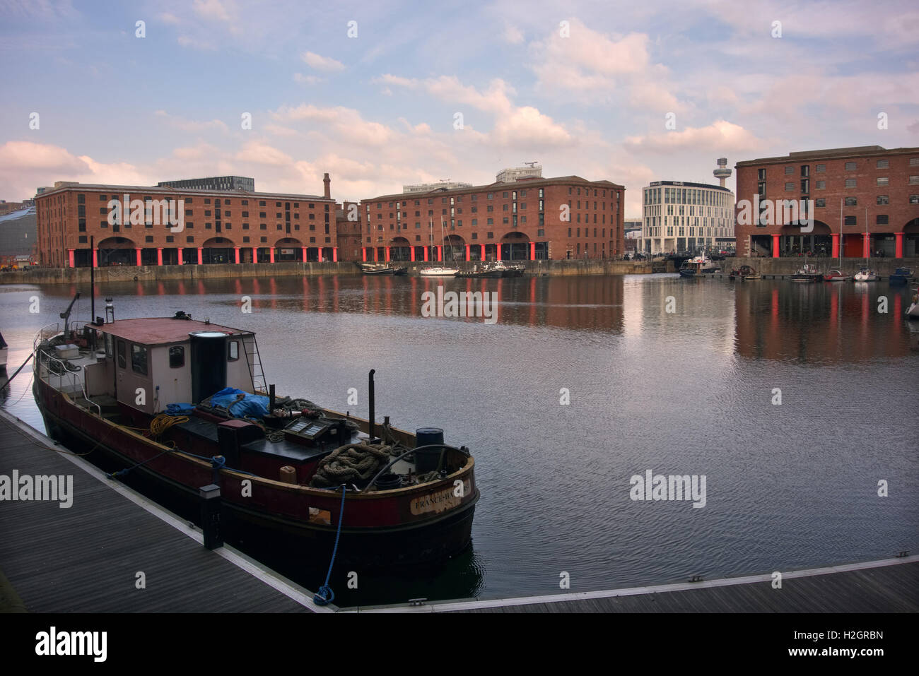 Royal Albert Dock di Liverpool Foto Stock