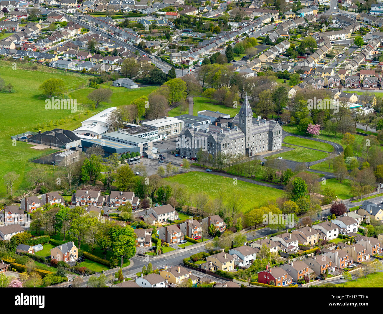 San Flannan's College, scuola secondaria, Ennis, Co. Clare, Irlanda Foto Stock