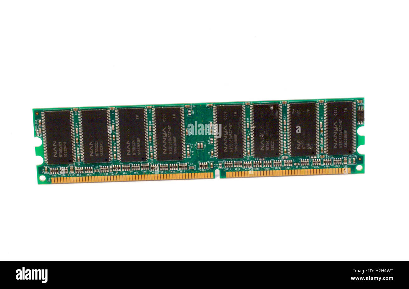 Memoria modulo SIM da un moderno PC Foto Stock