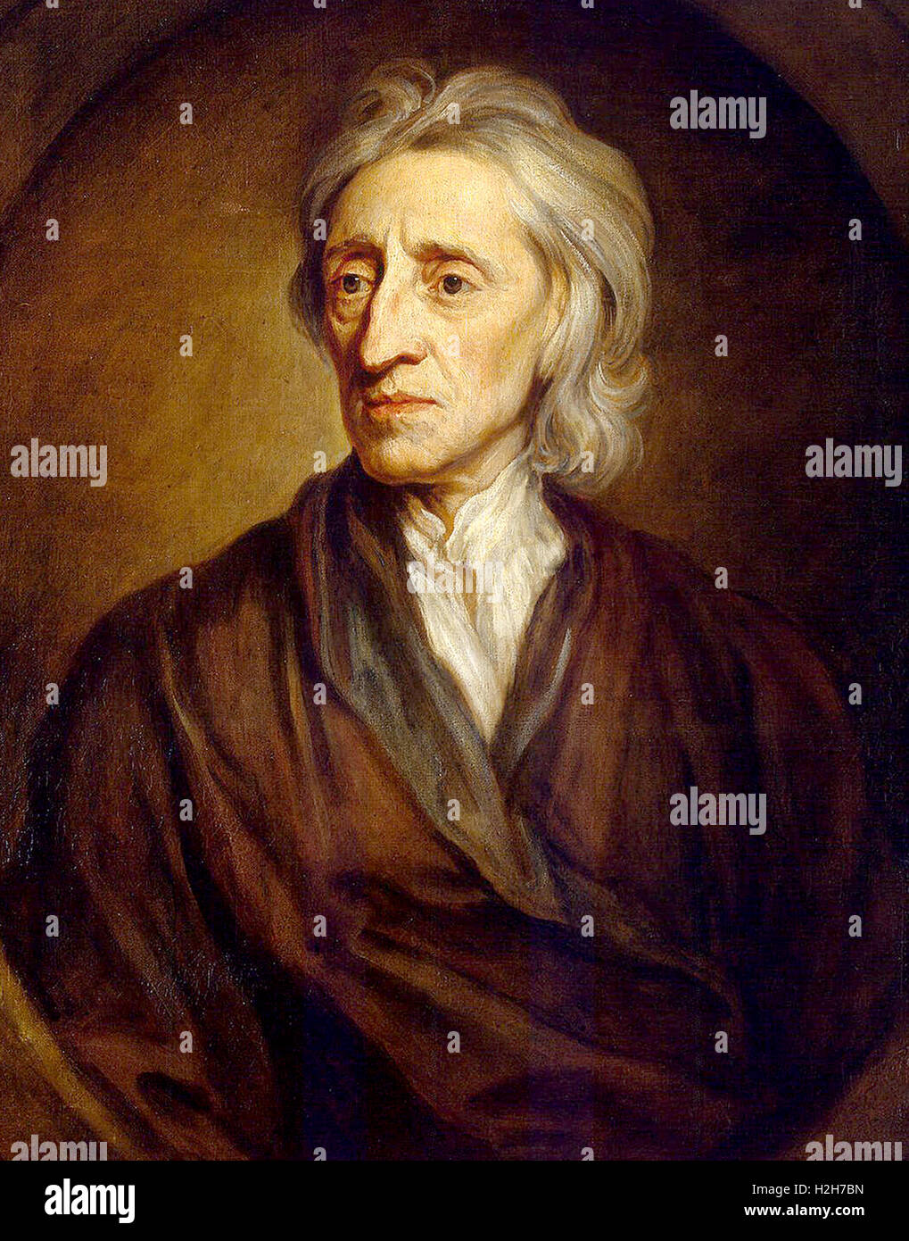 John Locke filosofo inglese e medico Foto Stock