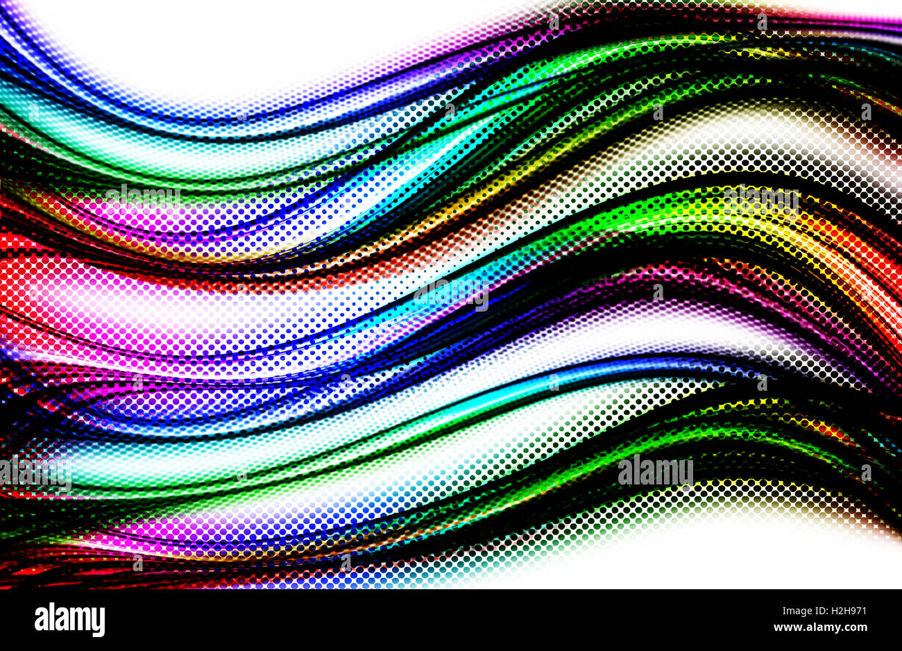 Abstract sfondo multicolore con motion blur per copiare il modello di spazio Foto Stock