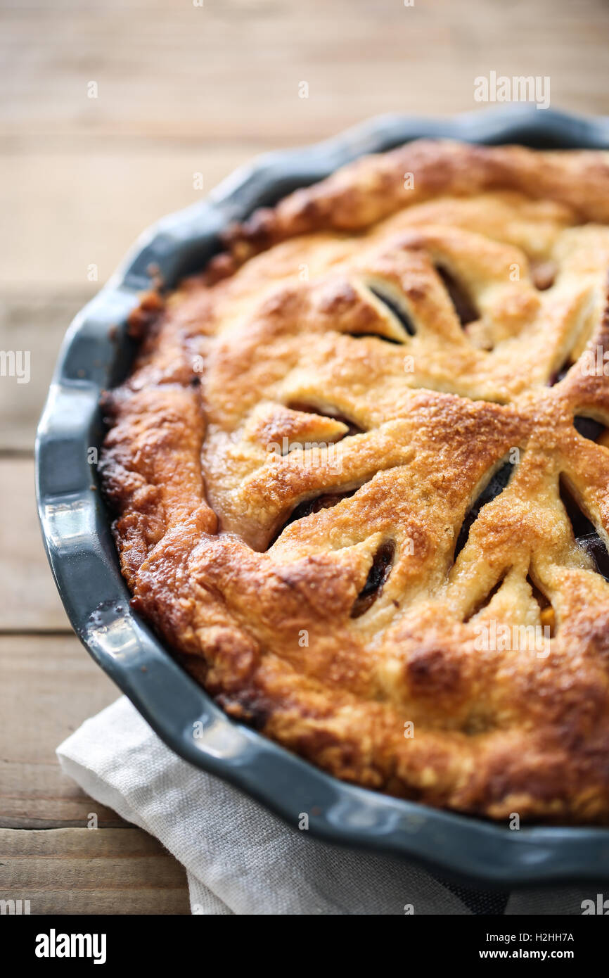 Torta di zucca Foto Stock