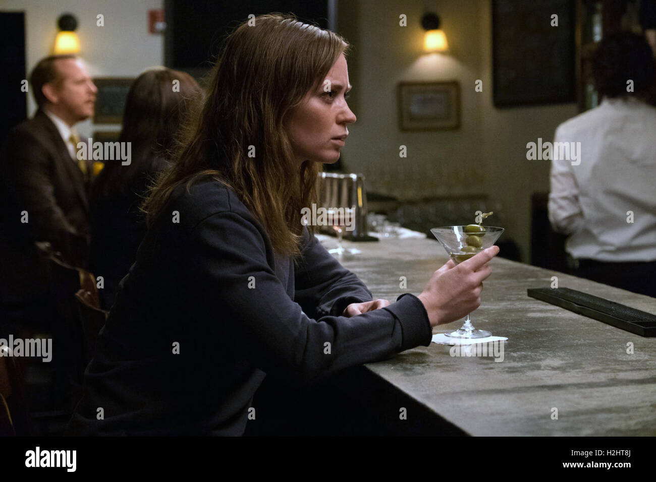 La ragazza sul treno è un imminente 2016 mistero americano thriller drama film diretto da Tate Taylor e scritto da Erin Cressida Wilson, basata su Paula Hawkins' 2015 debutto romanzo dello stesso nome. Questa fotografia è per il solo uso editoriale ed è il copyright del film company e/o il fotografo assegnato dal film o società di produzione e può essere riprodotto solo da pubblicazioni in congiunzione con la promozione del film di cui sopra. Un credito per il film company è richiesto. Il fotografo deve anche essere accreditato quando noto. Foto Stock