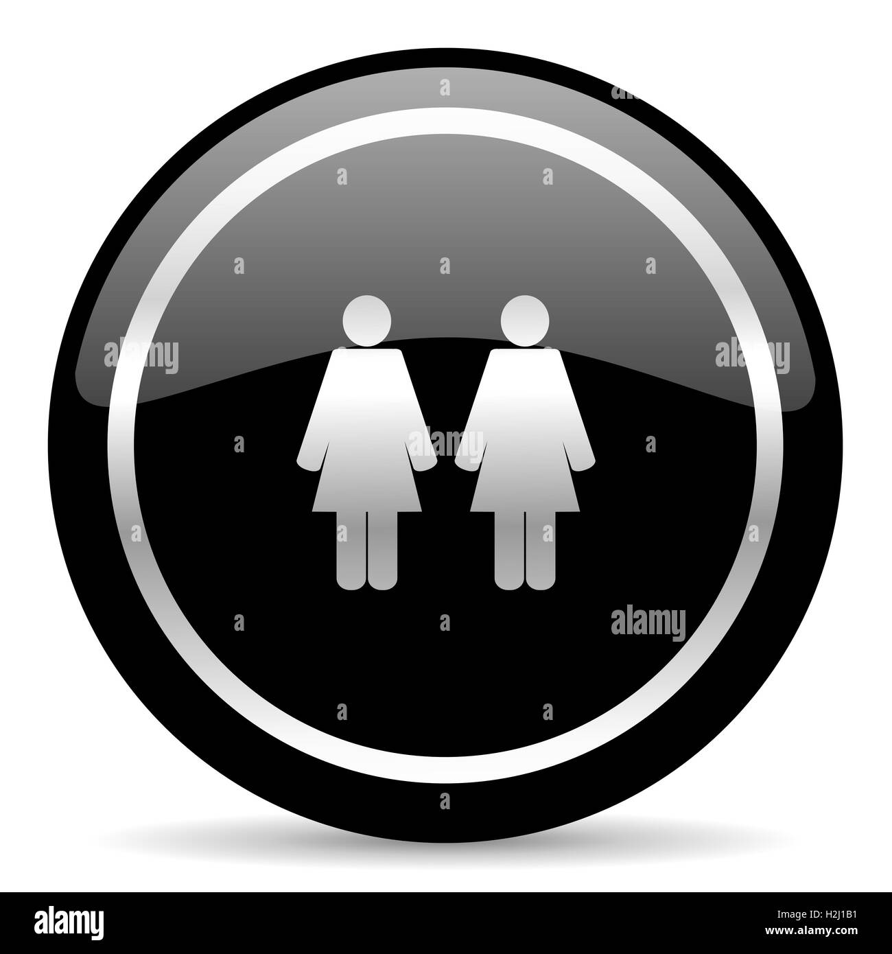 icona delle coppie Foto Stock