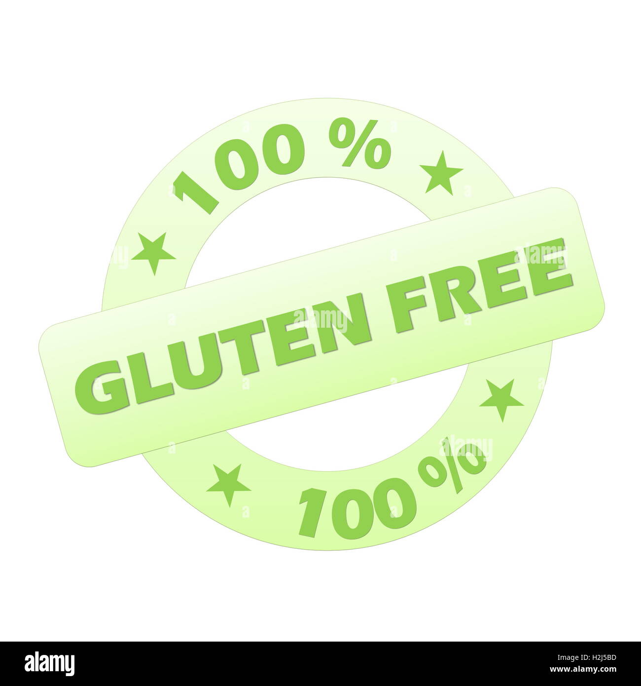 Senza glutine timbro Foto Stock