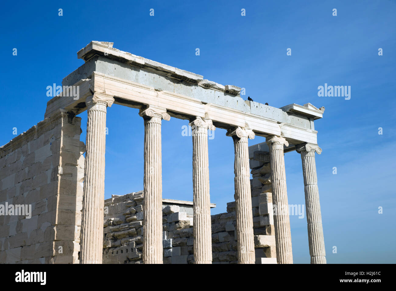 Partenone dell'Acropoli di Atene Foto Stock