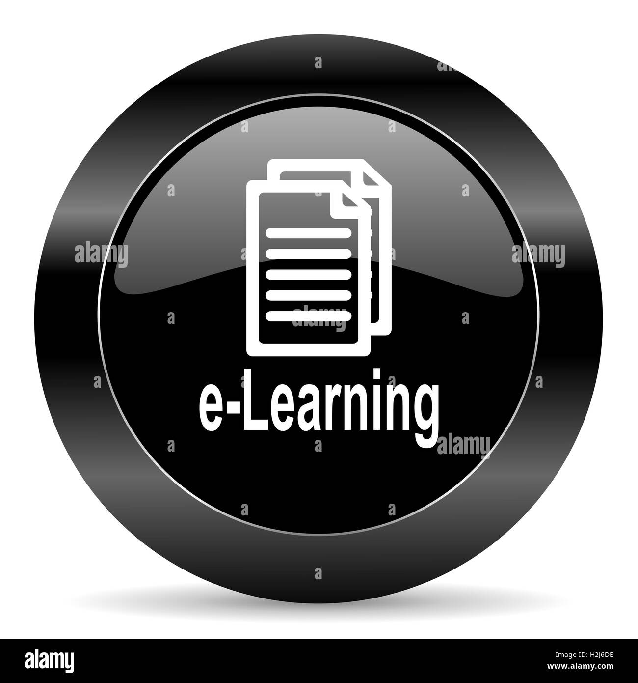 icona di apprendimento Foto Stock