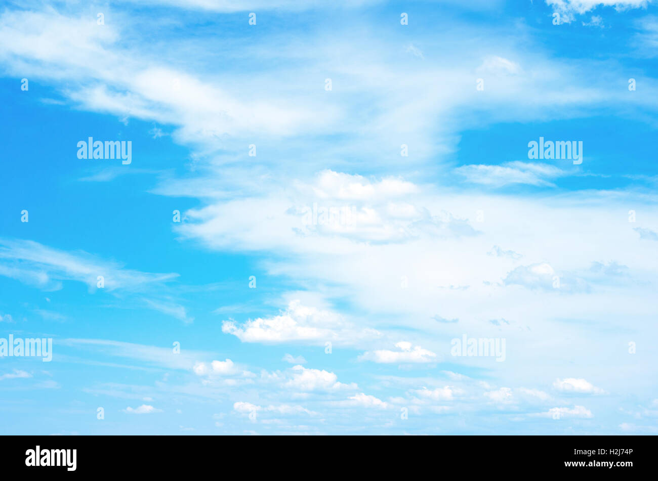 Cielo blu Foto Stock