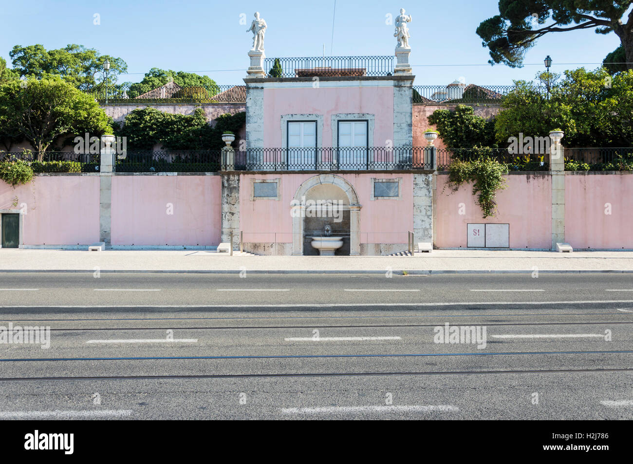 Sede della Presidenza della Repubblica portoghese, Jardim Afonso de Albuquerque square, Lisbona, Portogallo Foto Stock