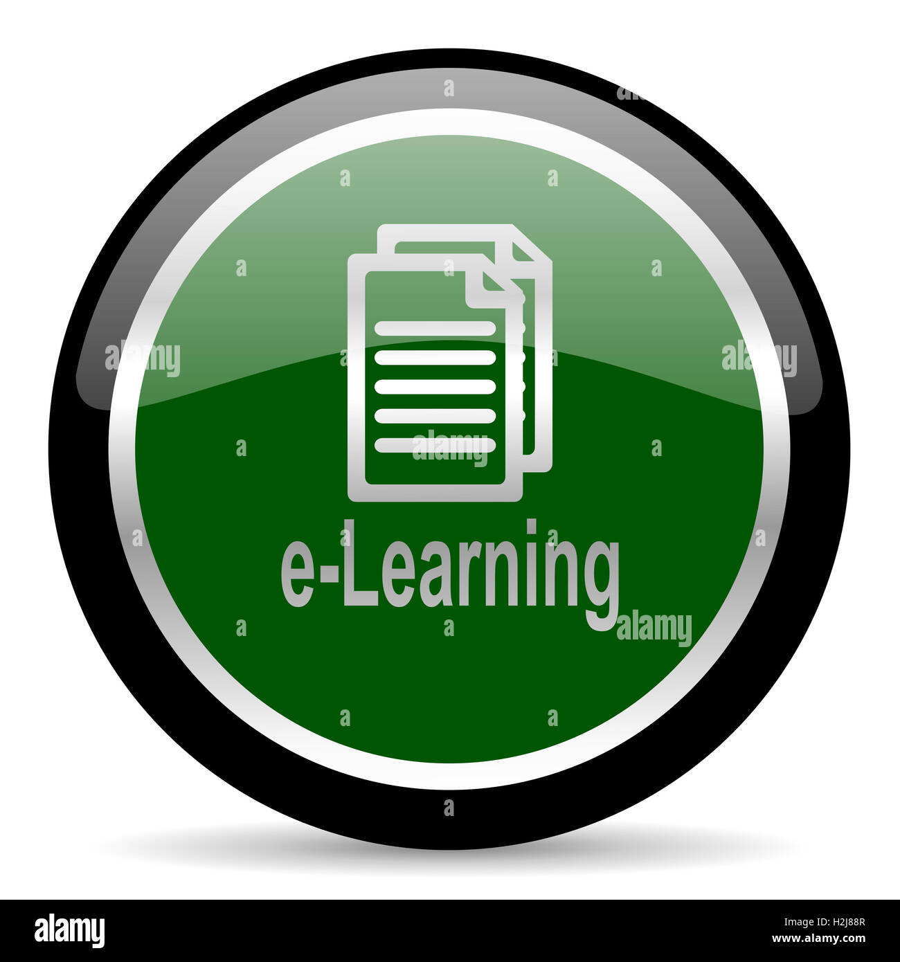 icona di apprendimento Foto Stock