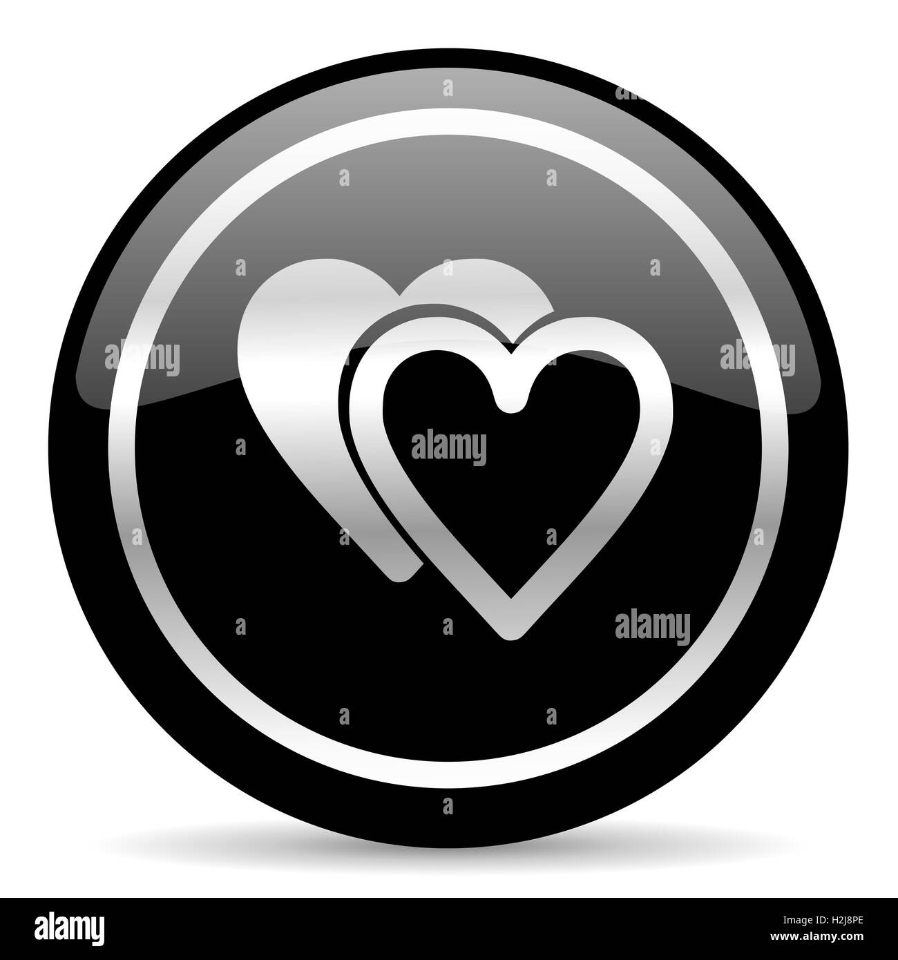 icona di amore Foto Stock