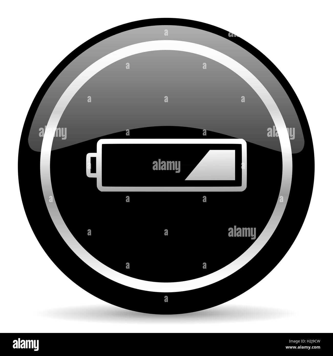 icona della batteria Foto Stock