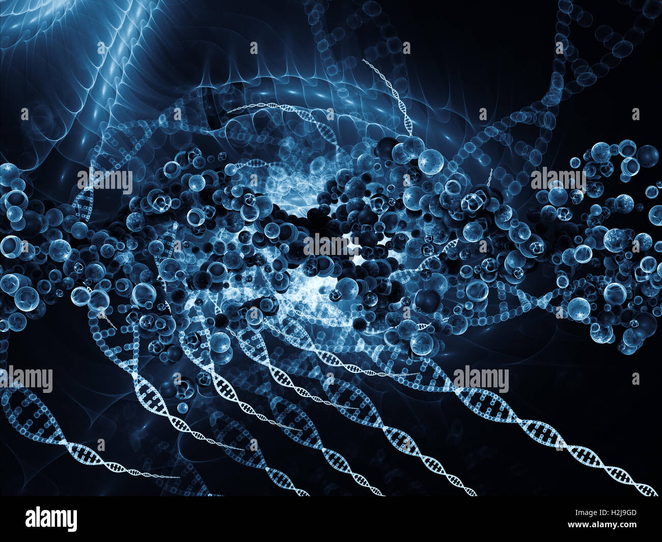 DNA concettuale Foto Stock
