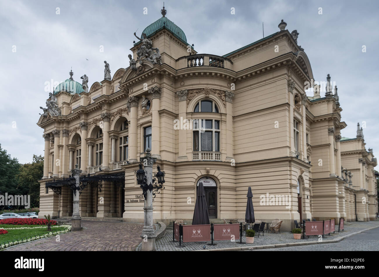 Juliusz Słowacki Theatre, Cracovia in Polonia Foto Stock