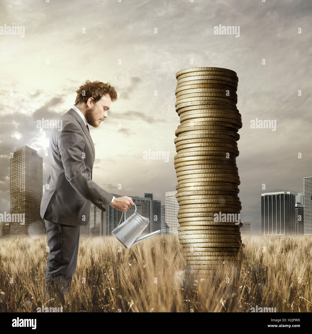 Cresce l'economia Foto Stock