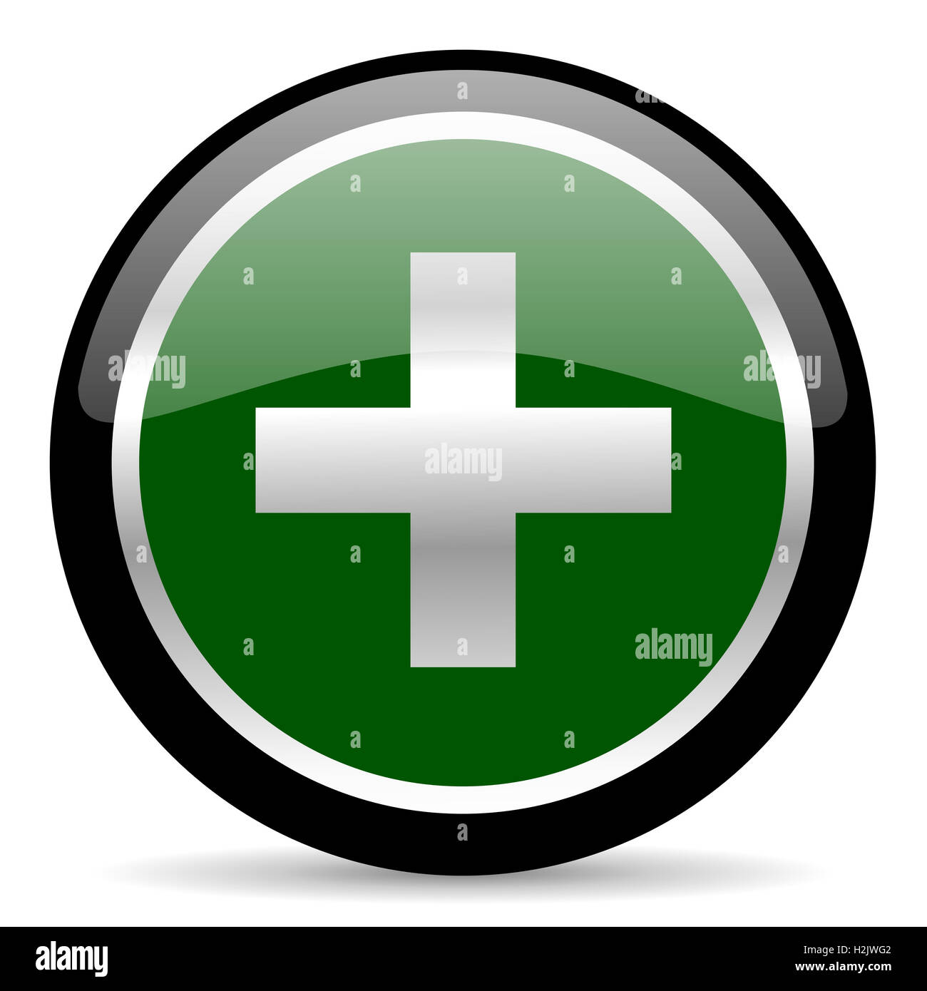 Icone Plus Foto Stock