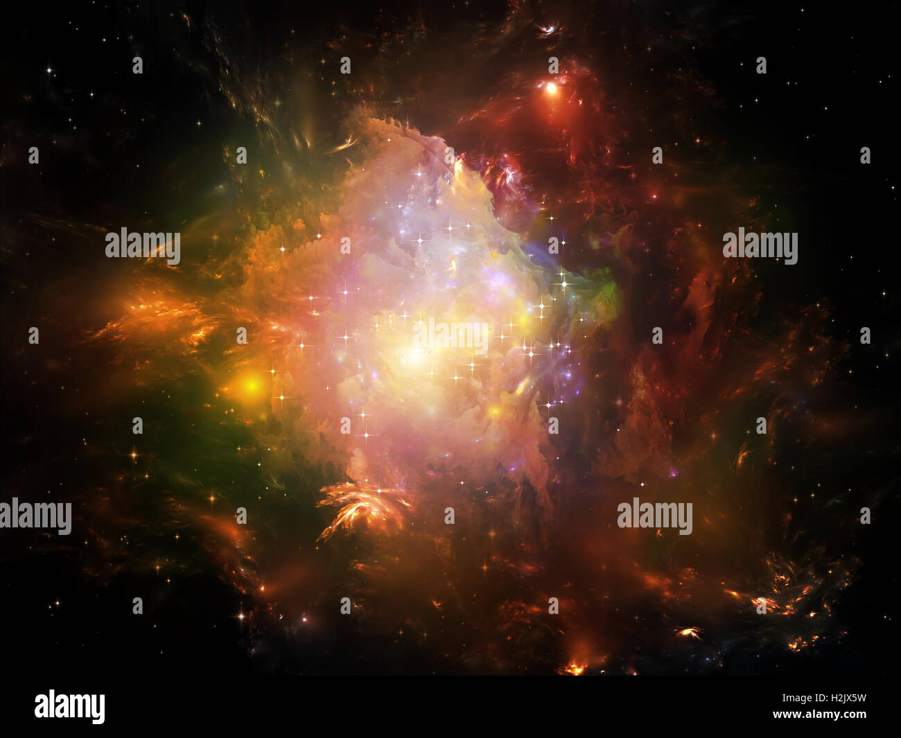 Nebula illusioni Foto Stock
