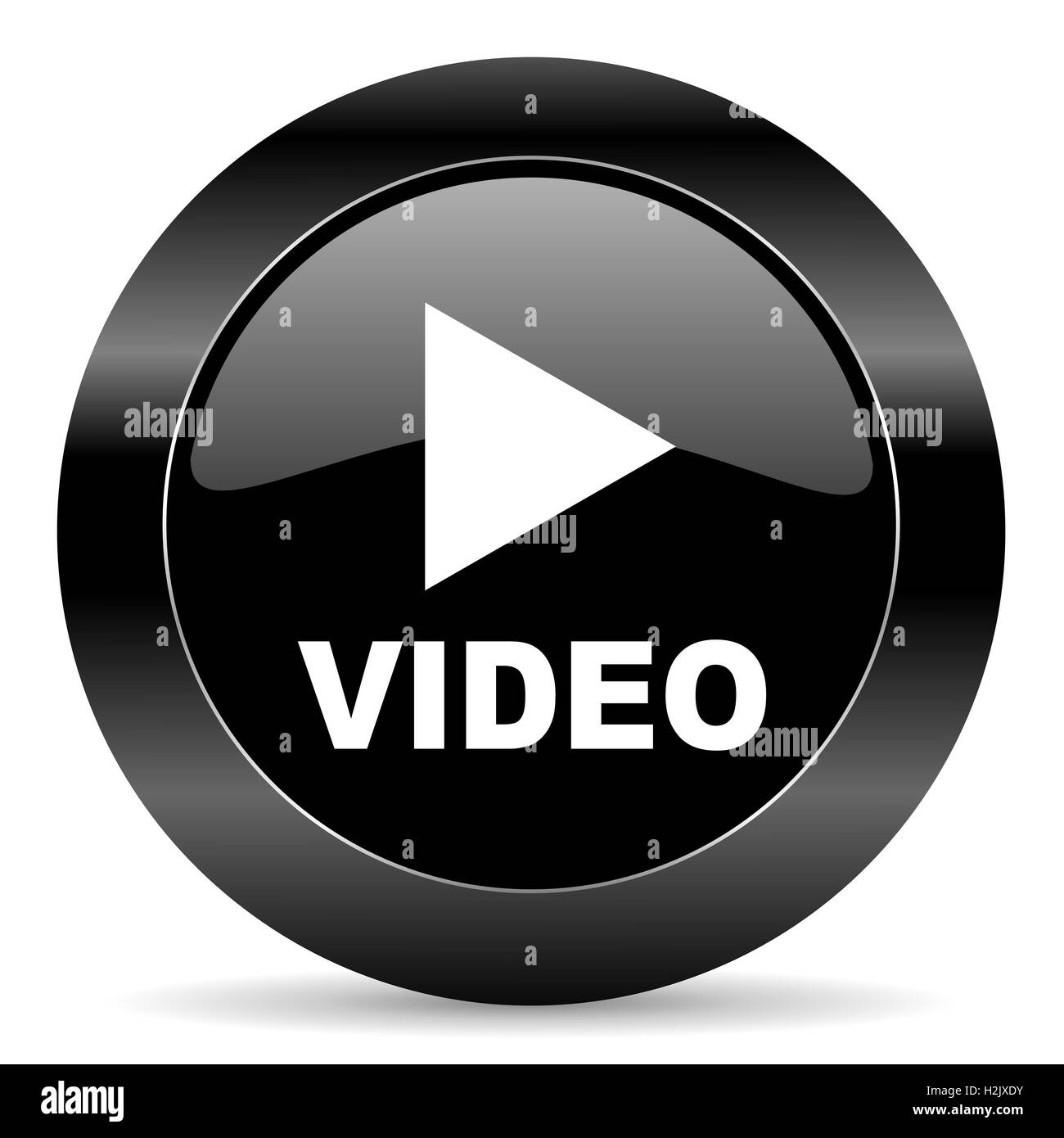 icona video Foto Stock