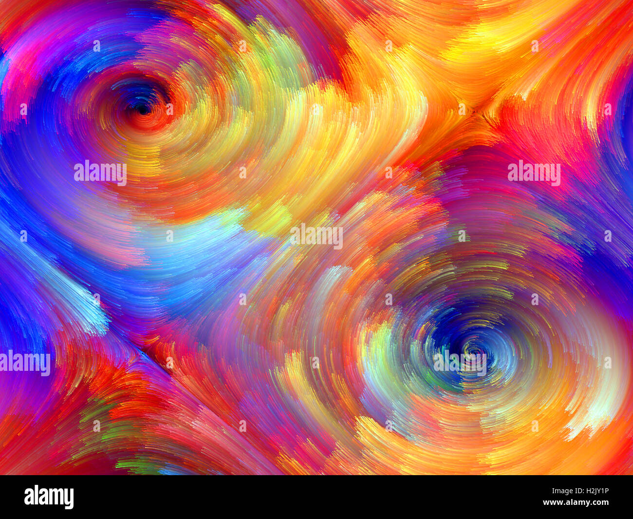 Vita virtuale di colore Foto Stock