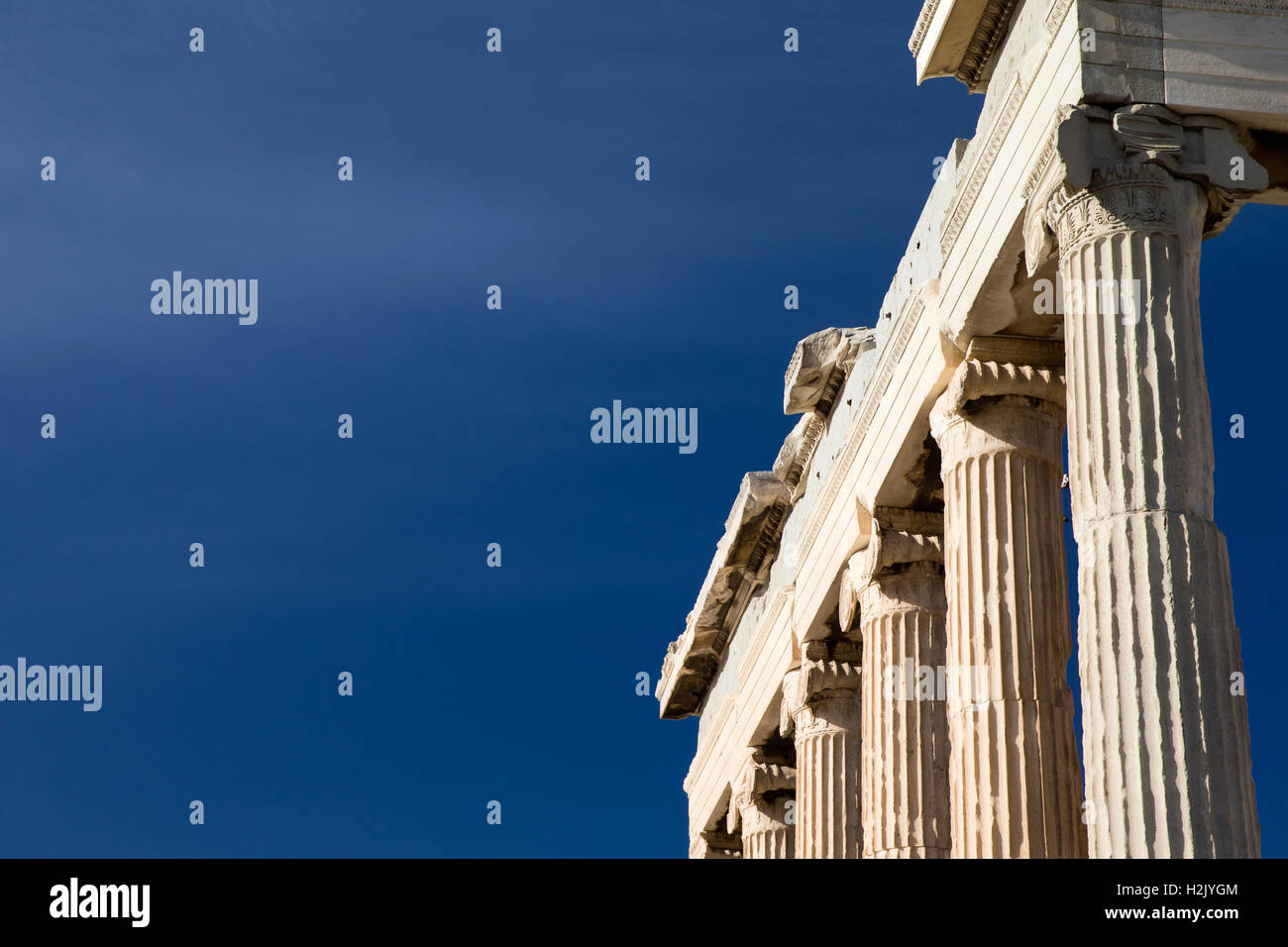 Partenone dell'Acropoli di Atene Foto Stock