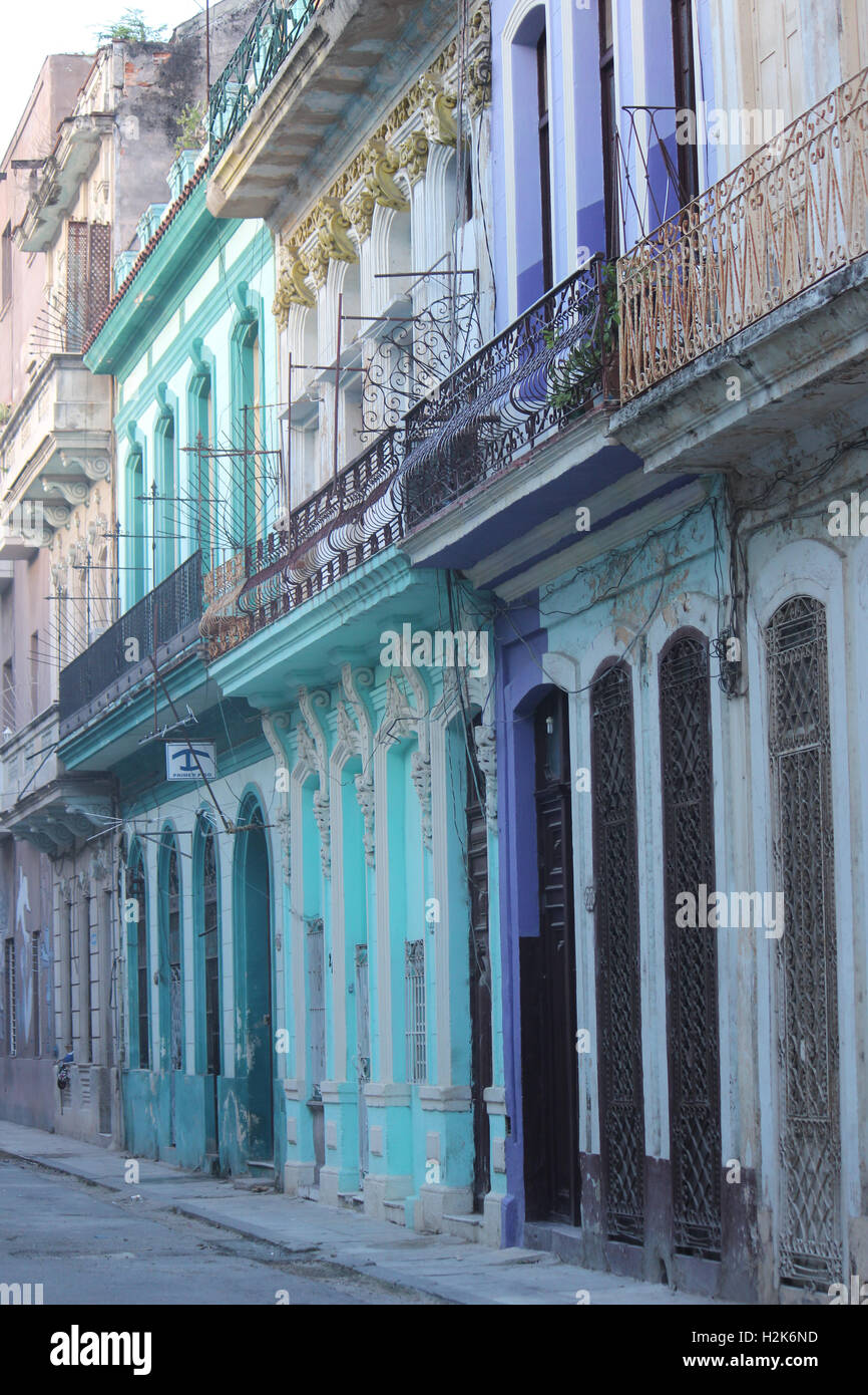 Architettura cubana Foto Stock