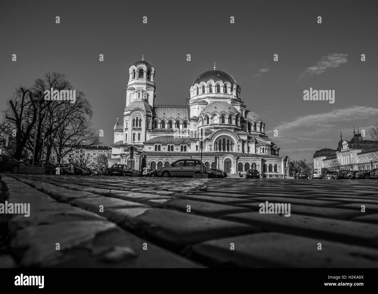 Saint cattedrale Alexander Nevski a Sofia in Bulgaria Foto Stock